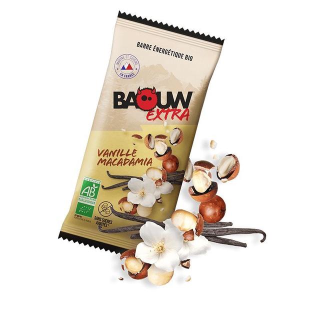 Baouw - Vanille-Macadamia - Energieriegel